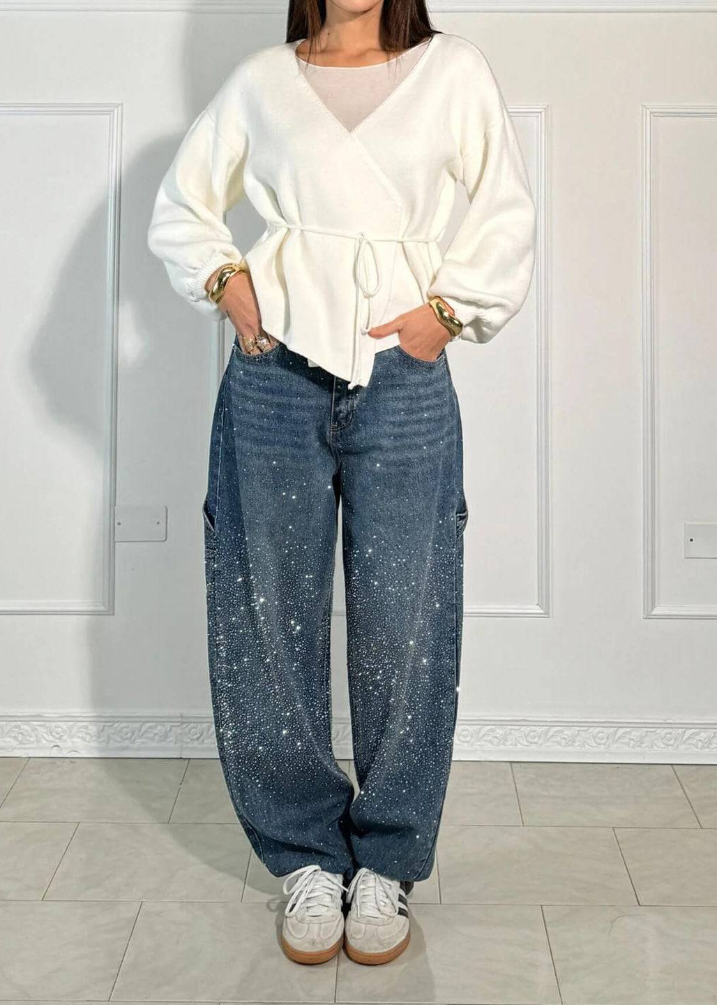 Crystal Dreams Rhinestone Jeans