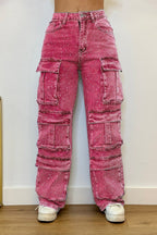High Waisted Diamanté Rhinestone Jeans