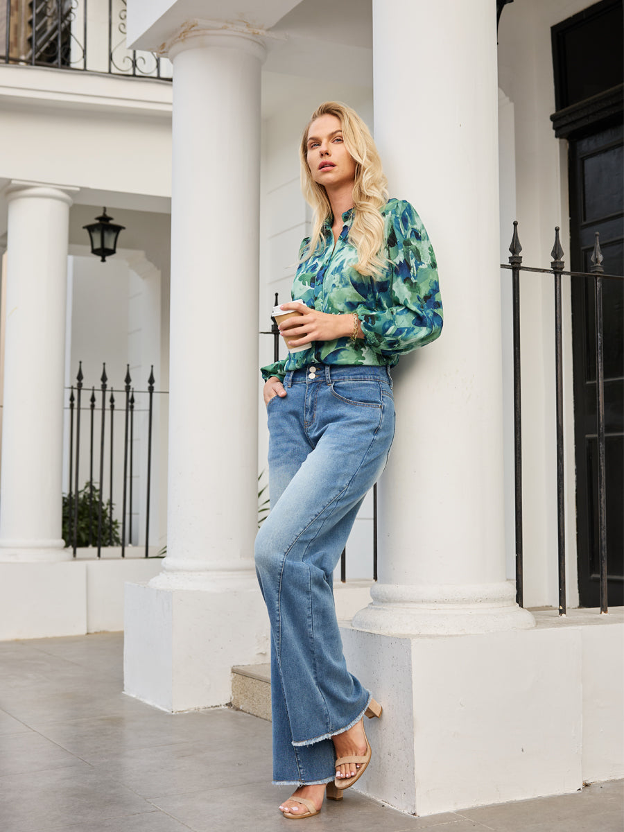 Cropped Wide Leg Bootcut