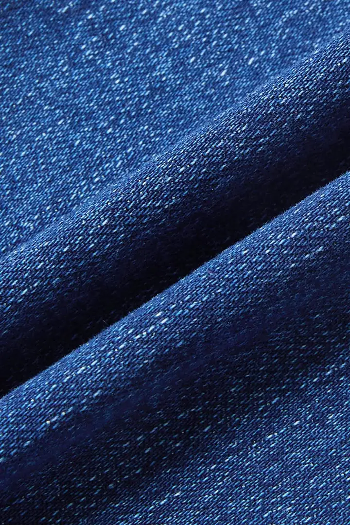 Button Fly Raw Hem Stitch Detail High Waist Bootcut Jeans